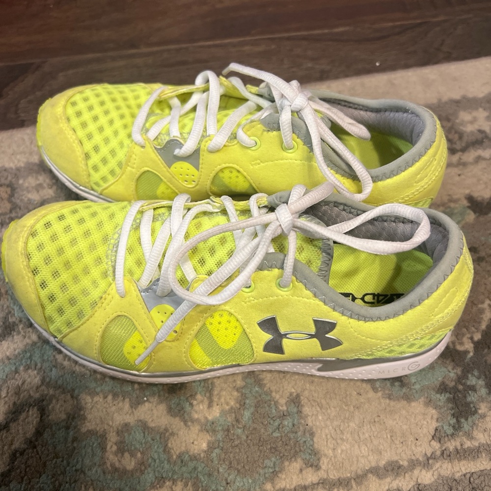 Under Armour  Neon Yellow Sneakers